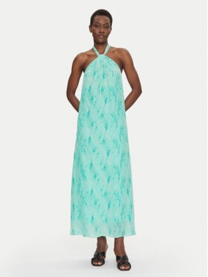 Fracomina Sukienka letnia FS25SD3006W422J3 Błękitny Regular Fit