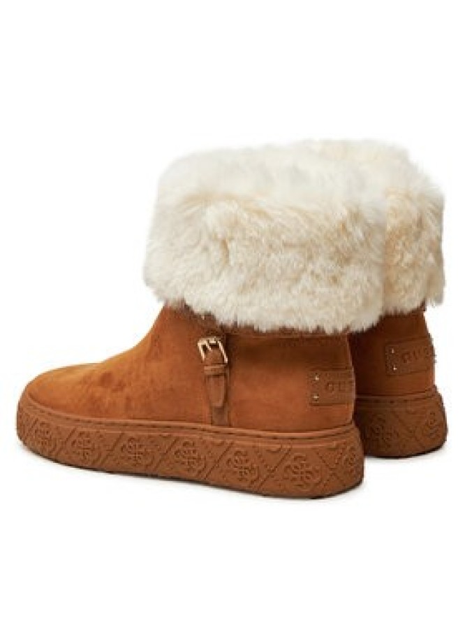 Guess Botki Uncie FLFUNC ESU10 Brązowy