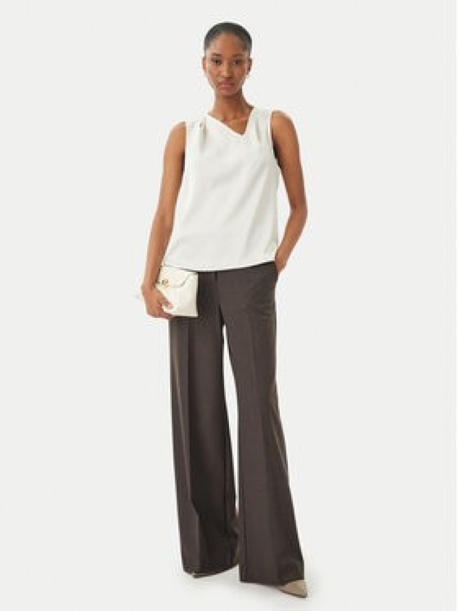 Calvin Klein Bluzka LV044F144G Biały Regular Fit