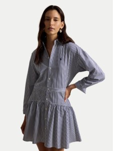 Polo Ralph Lauren Sukienka koszulowa 211B22754001 Granatowy Regular Fit