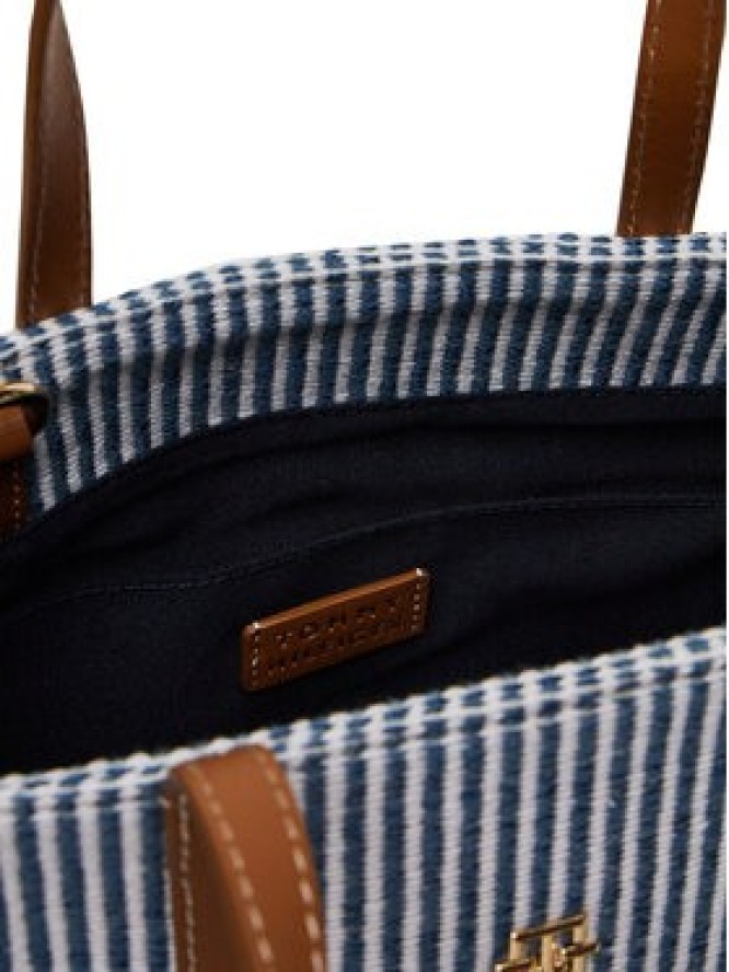 Tommy Hilfiger Torebka Th Premium Beach Le Mini Tote AW0AW17208 Niebieski