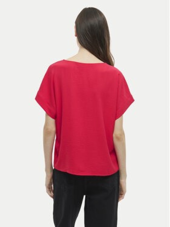 Vila T-Shirt Josa 14101663 Różowy Regular Fit