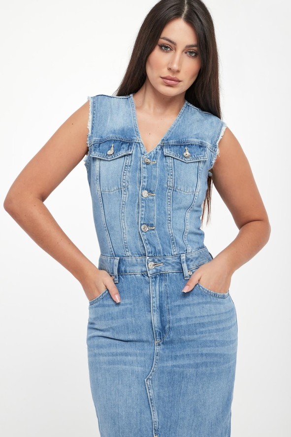 Sukienka jeansowa midi LIU JO