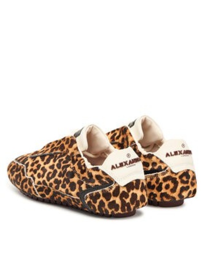 Alexander Smith Sneakersy River Woman Pony Leopard ALBERSW-9565 MAC Brązowy