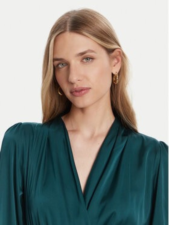 Rinascimento Sukienka koktajlowa CFC0125426003 Zielony Regular Fit