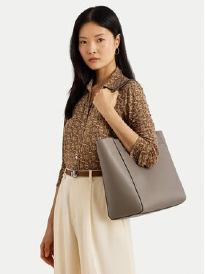 LAUREN RALPH LAUREN Torebka Large Cameryn 431960183009 Brązowy