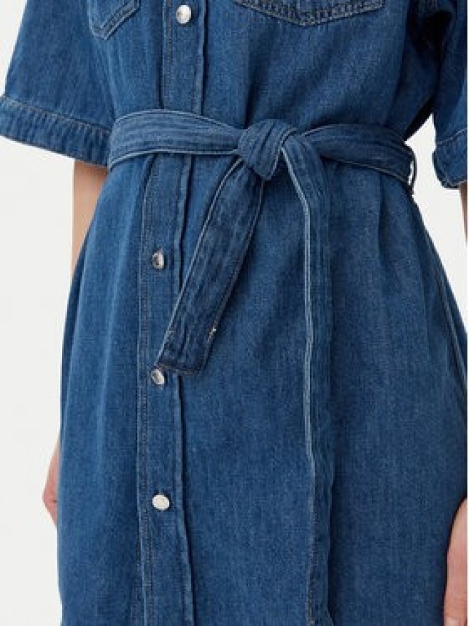 Calvin Klein Jeans Sukienka jeansowa J20J225169 Niebieski Boxy Fit