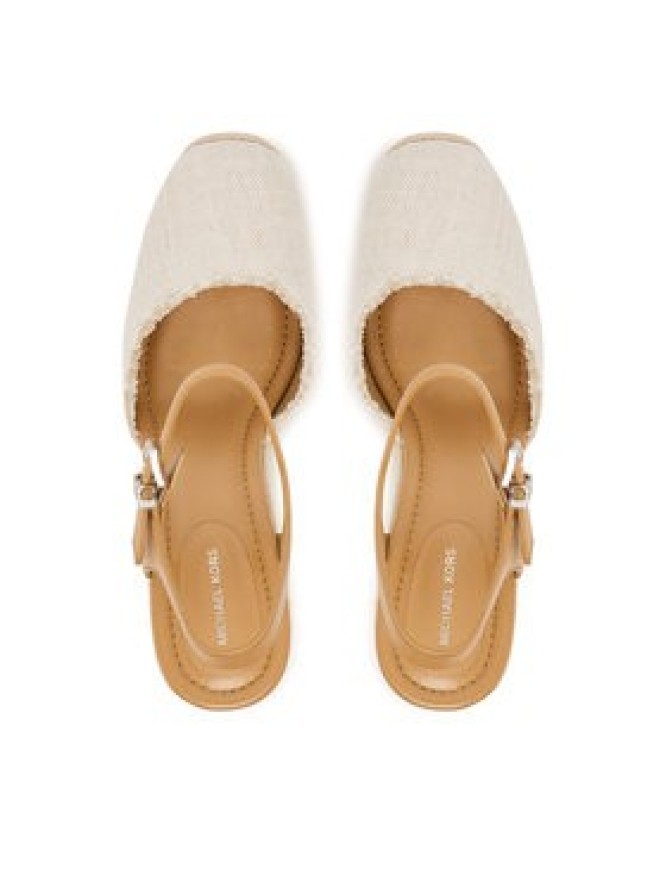 MICHAEL Michael Kors Espadryle Kenzie Wedge 40S6KZMS2D Écru
