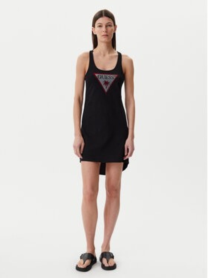 Guess Sukienka letnia E5GP01 I3Z14 Czarny Regular Fit