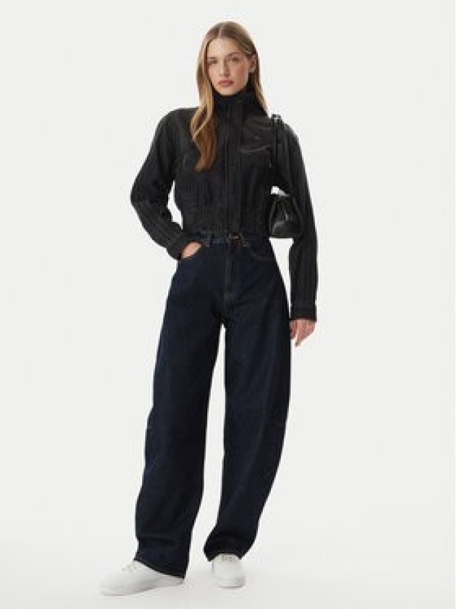 adidas Kurtka jeansowa KD3918 Czarny Regular Fit