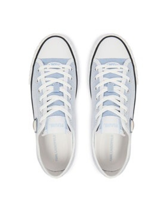 KARL LAGERFELD Trampki Kampus Max NFT KL60424G Niebieski