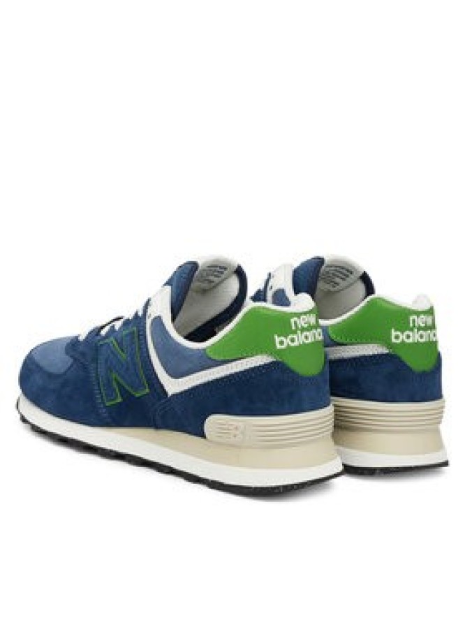New Balance Sneakersy U574QBL W Niebieski