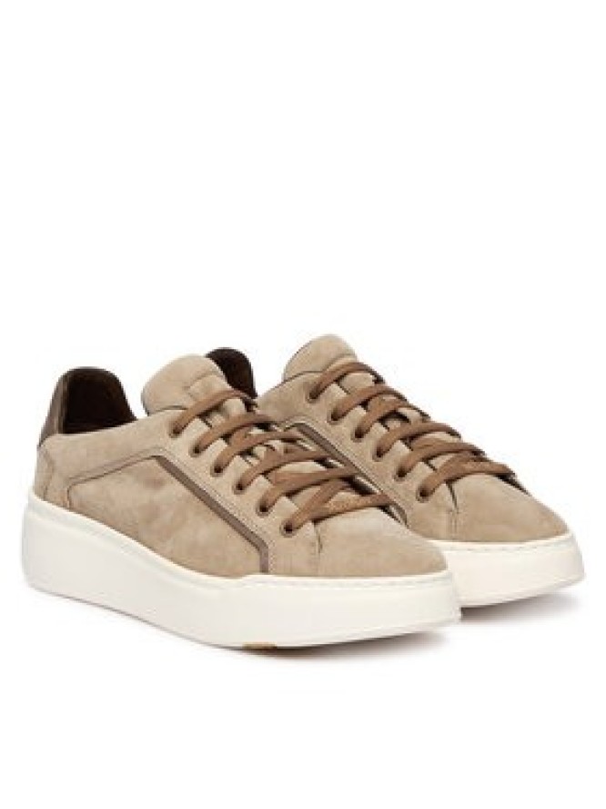 Max Mara Sneakersy 2614761031650 Beżowy