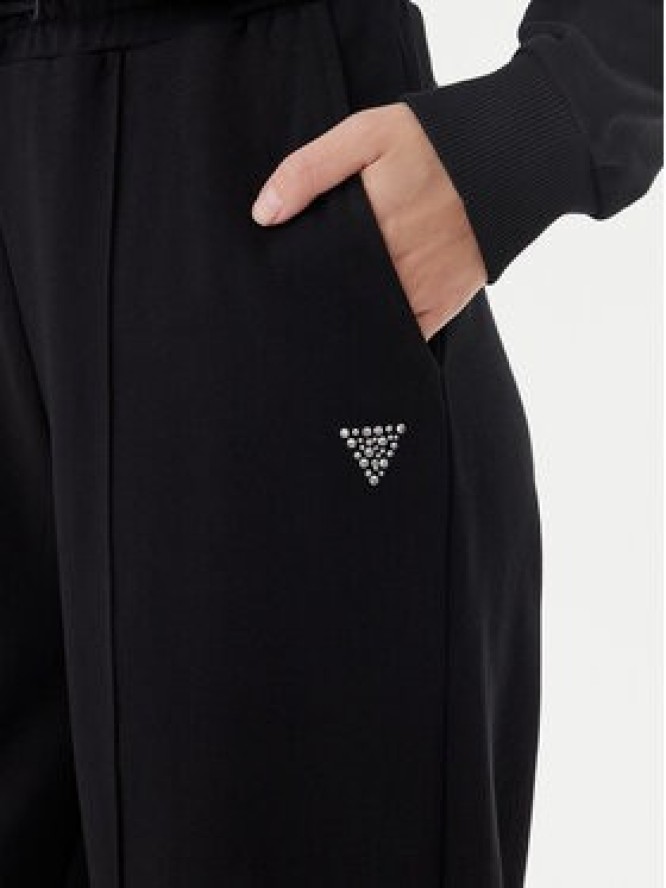 Guess Spodnie dresowe V5GB07 KCRP0 Czarny Regular Fit