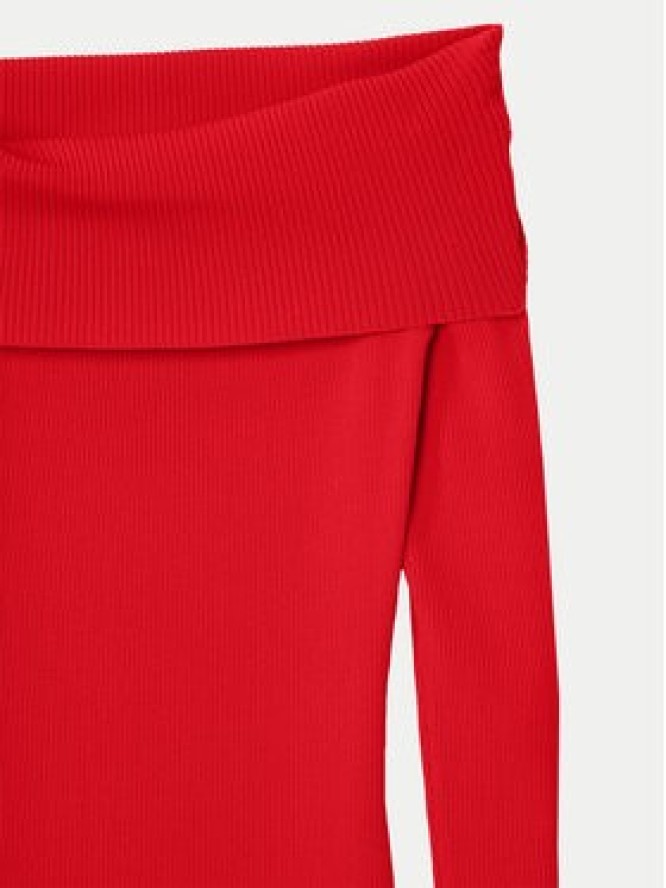 Desigual Sukienka dzianinowa Milwaukee 24WWVF06 Czerwony Slim Fit