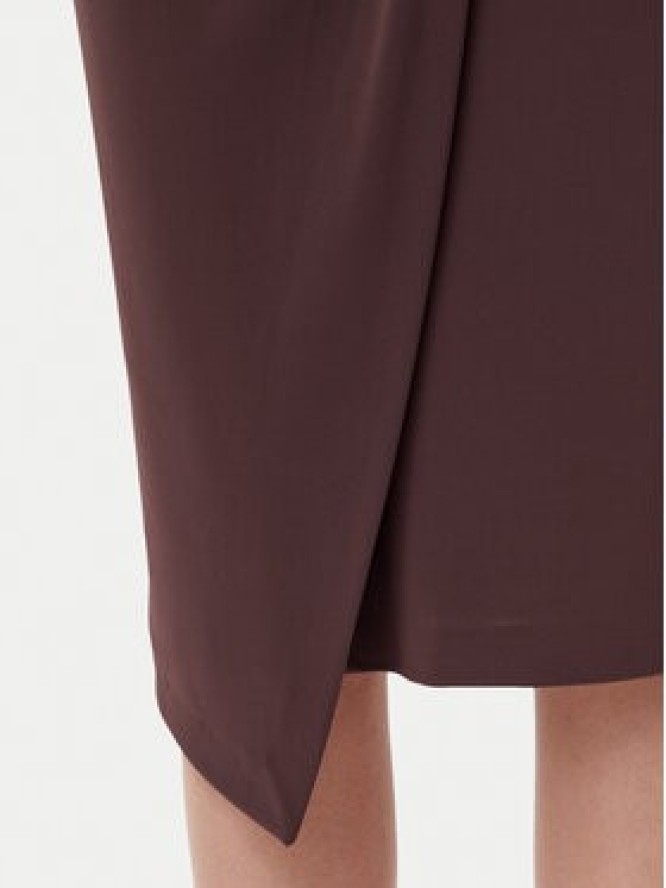Rinascimento Spódnica midi CFC0123489003 Brązowy Regular Fit