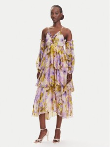 Dixie Sukienka koktajlowa A207W016A Kolorowy Regular Fit