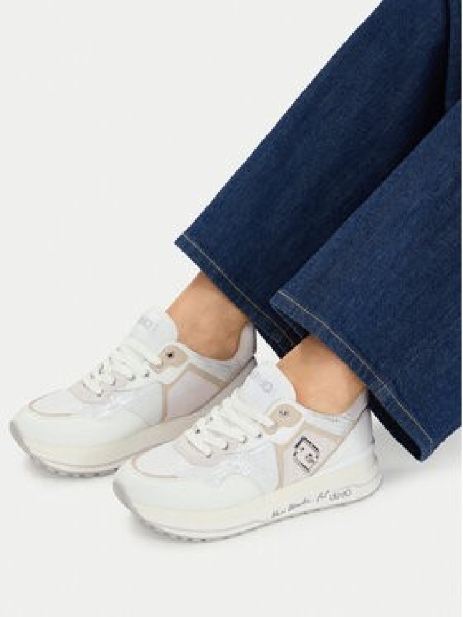 Liu Jo Sneakersy Maxi Wonder 01 BA6009 PX077 Biały