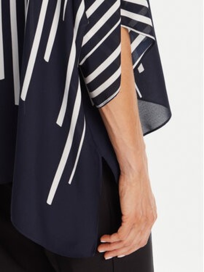 Joseph Ribkoff Bluzka 251180 Granatowy Relaxed Fit