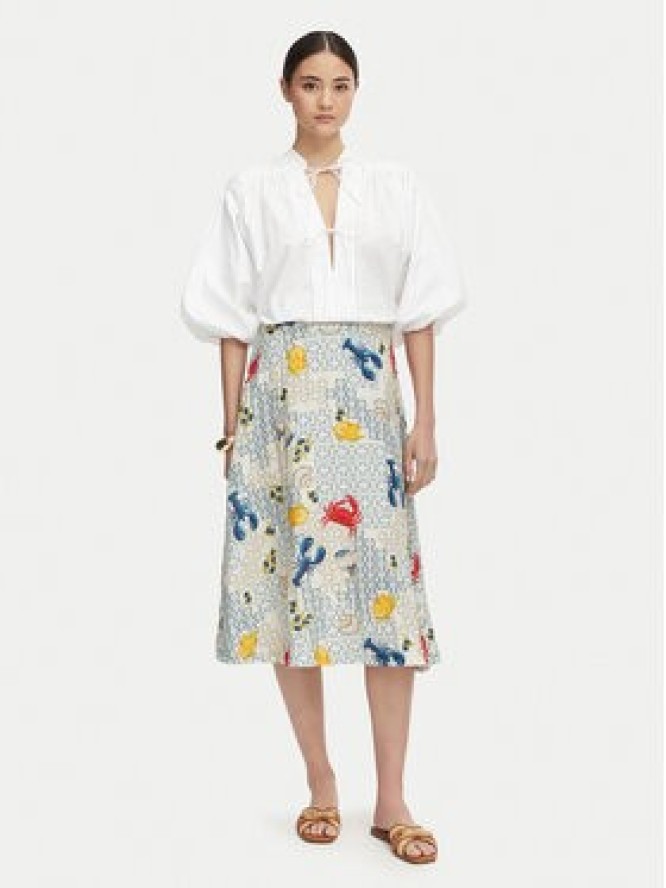 Vero Moda Spódnica Valentina 10351012 Beżowy jasny A-Line Fit