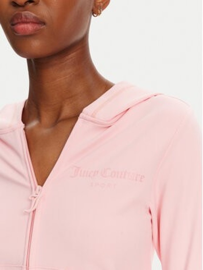 Juicy Couture Bluza Active JCSAS125401 Różowy Slim Fit
