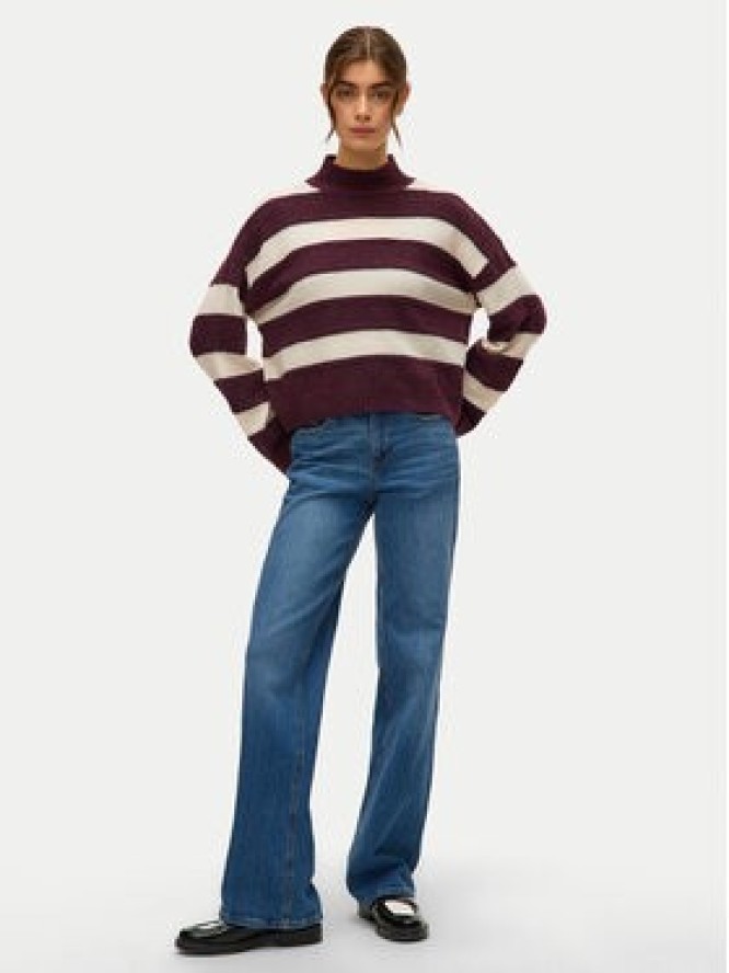 Vero Moda Sweter Inez 10331538 Fioletowy Regular Fit