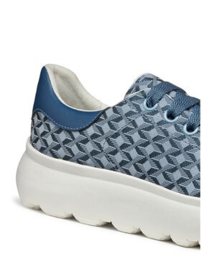 Geox Sneakersy D Spherica Ec4.1 D55TCD 0DSBC C4005 Niebieski