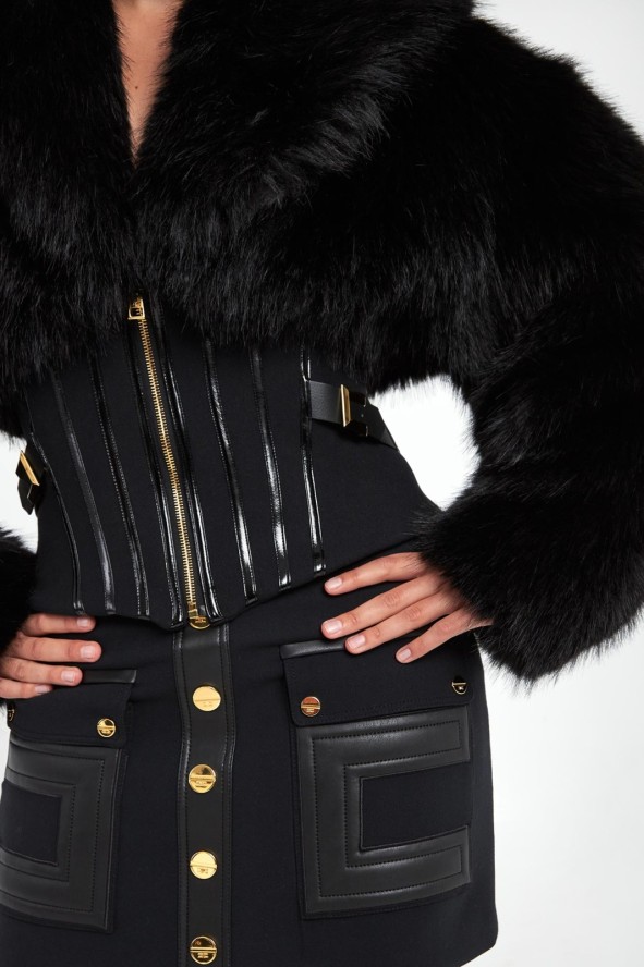 Kurtka damska z futrem ELISABETTA FRANCHI