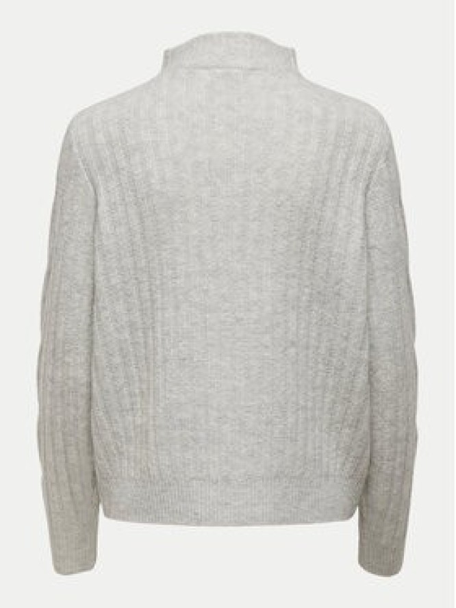 JDY Sweter Andrea 15242811 Szary Regular Fit