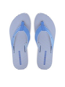 Tommy Hilfiger Japonki Th Ithaca Stripe Summer Sandal FW0FW09192 Niebieski