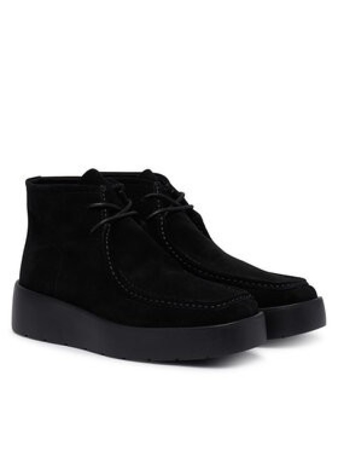 Calvin Klein Trzewiki Flatf Lace Up Apr Cut Boot HW0HW03273 Czarny