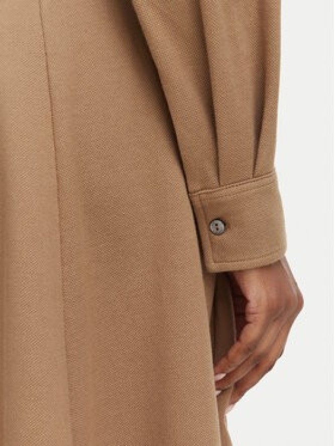 Lacoste Sukienka codzienna EF5299 Brązowy jasny Regular Fit