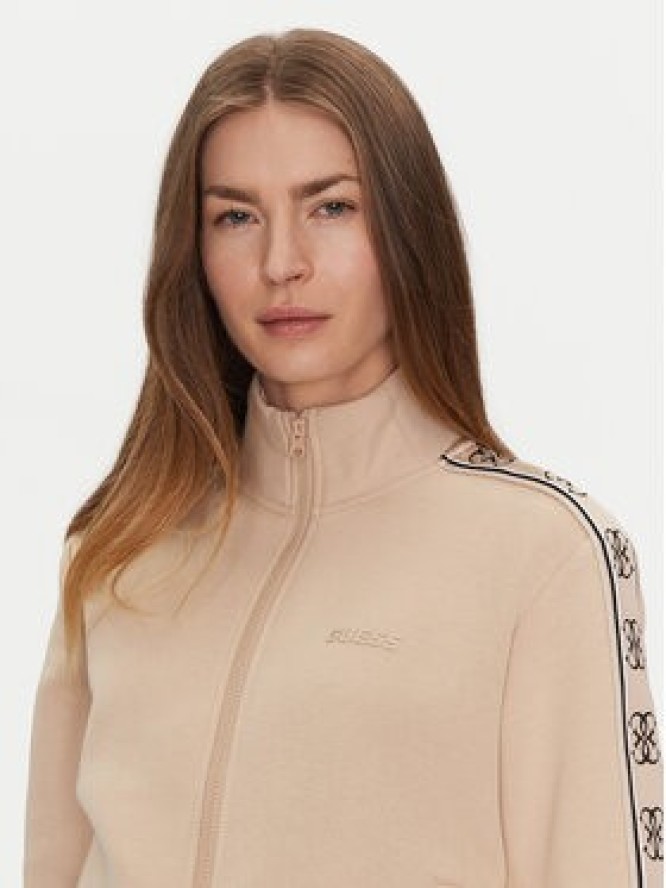 Guess Bluza V2YQ16 KB3P2 Beżowy Regular Fit
