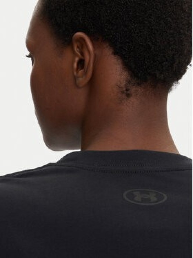 Under Armour T-Shirt Rival 1389721 Czarny Loose Fit
