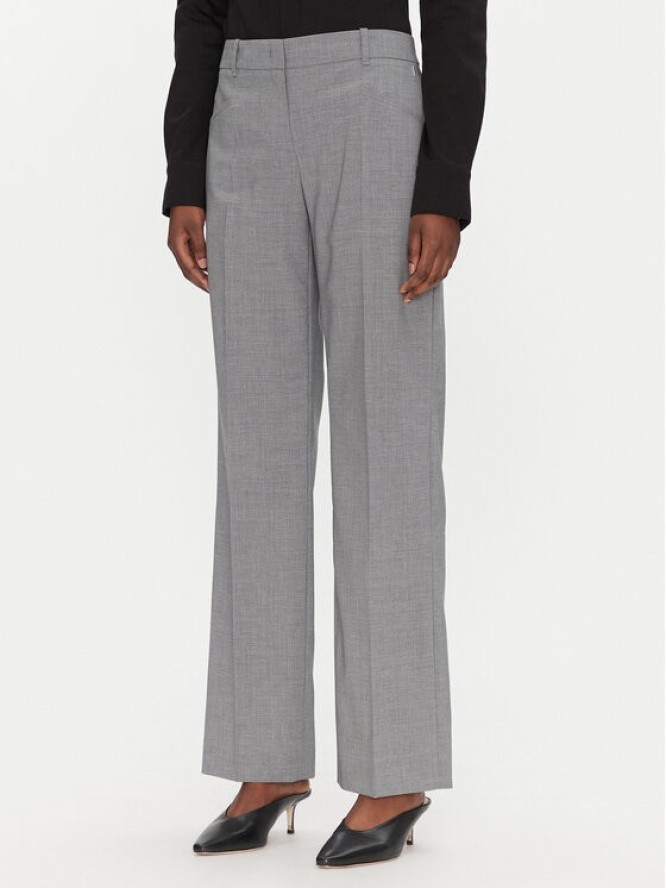 BOSS Spodnie materiałowe Tilda9 50542004 Szary Relaxed Fit