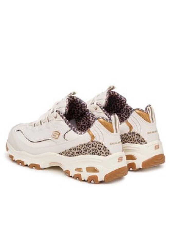 Skechers Sneakersy D'Lites - Wild Charm 150877/WHT Kremowy