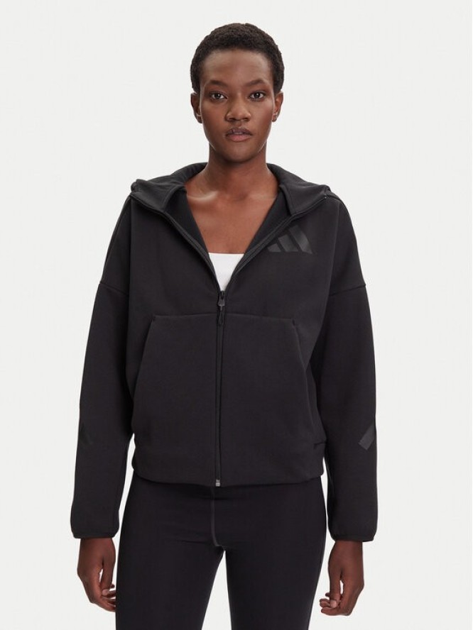 adidas Bluza Z.N.E. JE7848 Czarny Loose Fit