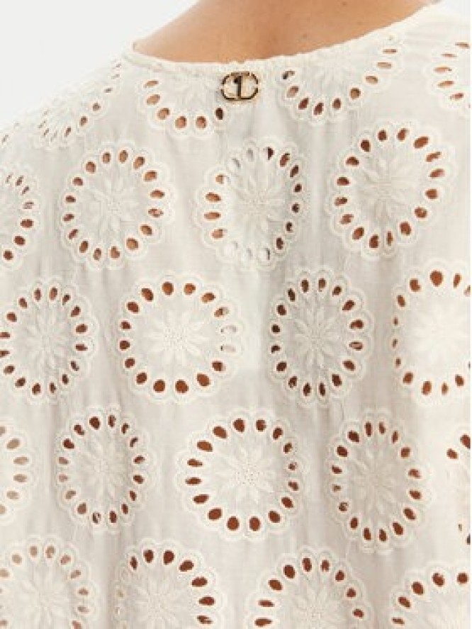 TWINSET Bluzka 251TT2364 Écru Loose Fit