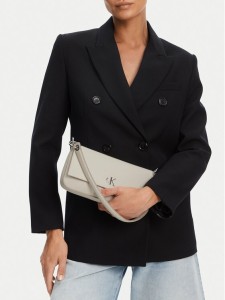 Calvin Klein Jeans Torebka Minimal Monogram Shoulder Pouch LV04K3161G Biały