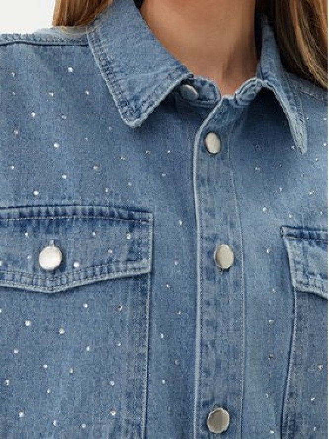 Pieces Kurtka jeansowa Tamra 17157410 Niebieski Regular Fit