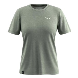 T-shirt z mini logo damskie Salewa Eagle