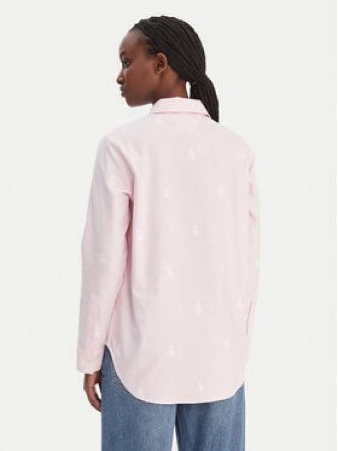 Tommy Hilfiger Koszula WW0WW49386 Różowy Regular Fit