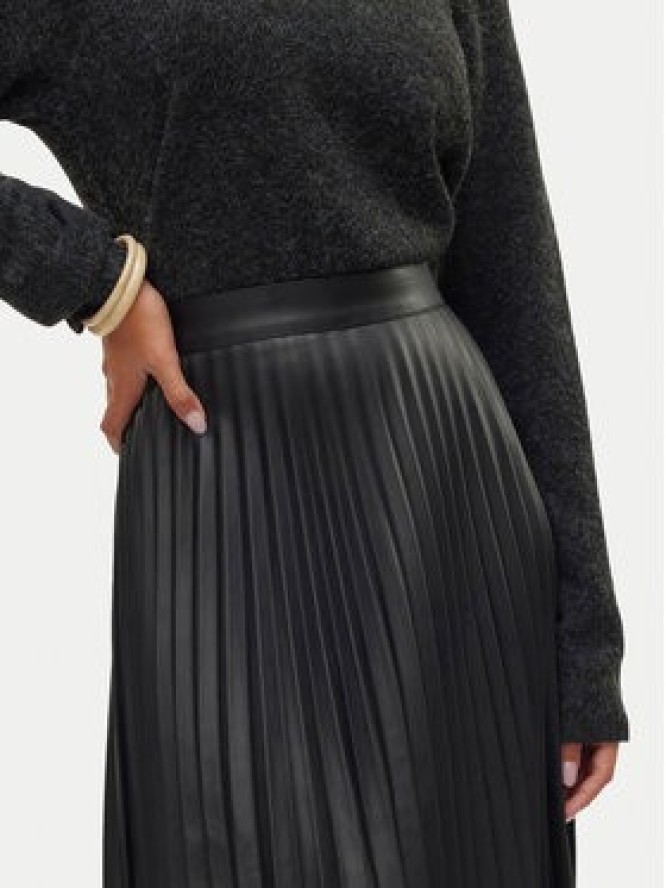 Vero Moda Spódnica z imitacji skóry Bella Holly 10319036 Czarny Regular Fit