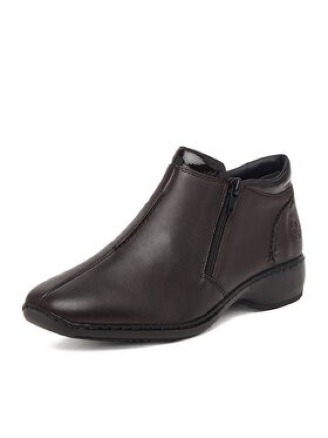 Rieker Botki CEO-L3882-25 Brązowy ciemny