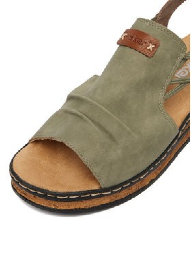 Rieker Sandały CEO-62962-52 Zielony