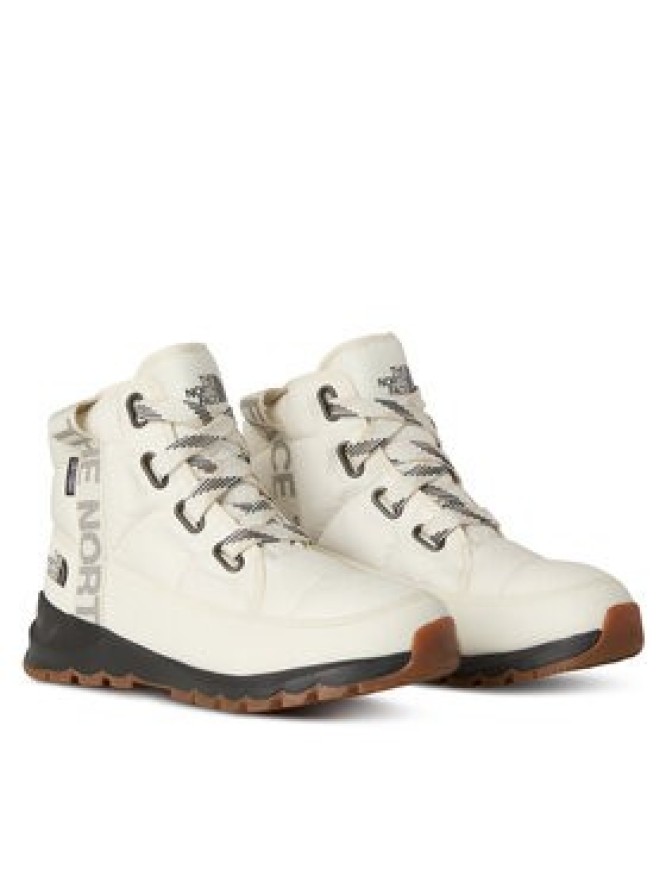 The North Face Śniegowce Thermoball Lace Up Luxe Wp NF0A817WQ4C1 Kremowy
