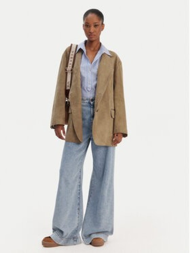 Weekend Max Mara Marynarka Cedro 2615441051 Khaki Relaxed Fit