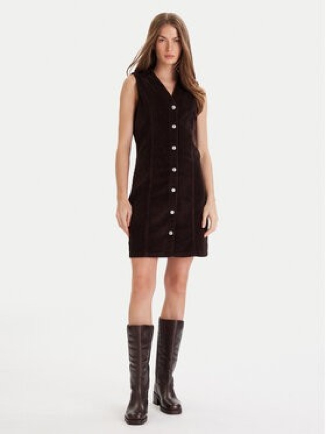 Vero Moda Sukienka codzienna Eden 10333959 Brązowy Regular Fit