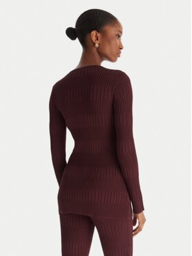 Marciano Guess Spodnie materiałowe 5YGB29 5881Z Bordowy Regular Fit