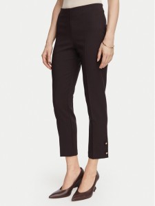 Rinascimento Spodnie capri CFC0130137003 Brązowy ciemny Slim Fit
